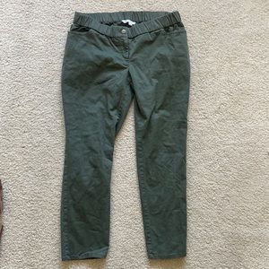 Womens maternity ankle pants, size 8 maternity